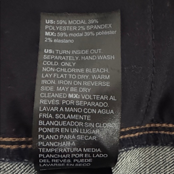 WHBM Extra High Rise Straight Pintuck Leg Medium Wash Jeans Size 8 $120 EUC KL - Picture 13 of 16